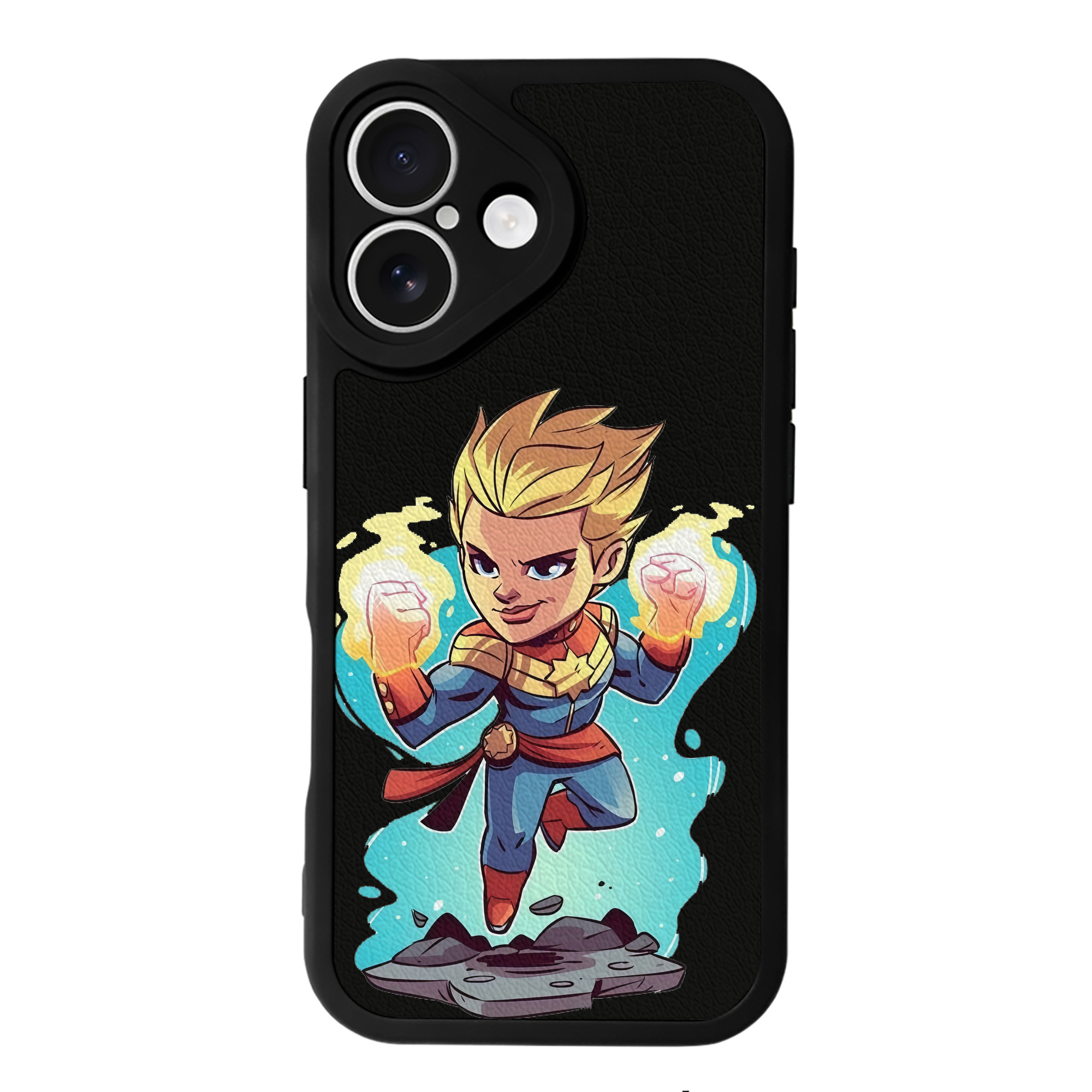 （画像用） アベンジャーズ The Avengers 【iPhone 16シリーズ対応】シリコンスマホケース（レザー調） 材質：シリコン